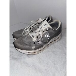 On Cloudeclipse Running Shoes Mens Size 13 Alloy/White Lace Up 3MD30092547
